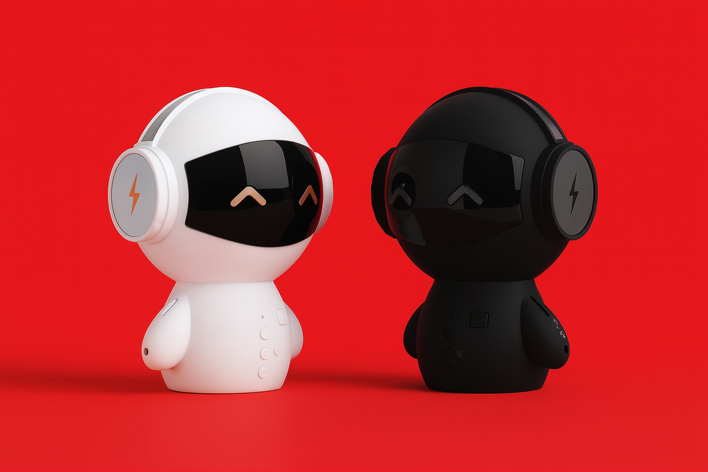 Fruitron Cute Mini Robot Speaker Bluetooth