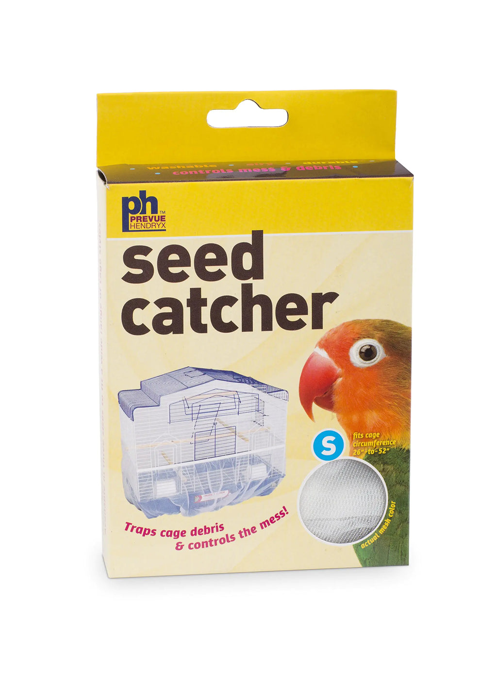 Prevue Pet Products 820W Mesh Bird Seed Catcher White Small/7"